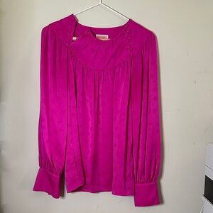 NWOT Kate Spade Vibrant Pink Blouse